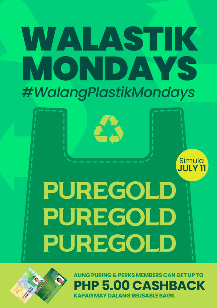 Puregold Promo Walang Plastic Mondays